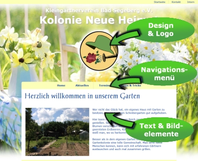 Homepage Kleingärtnerverein