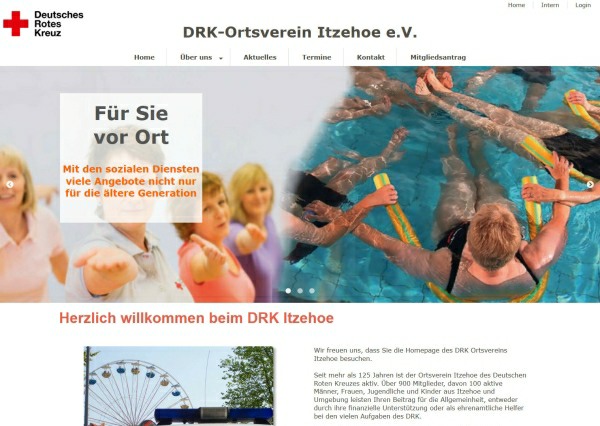 Screenshot DRK Itzehoe