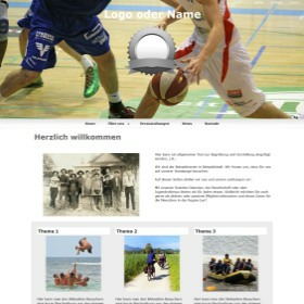 Design-Vorlage Basketball